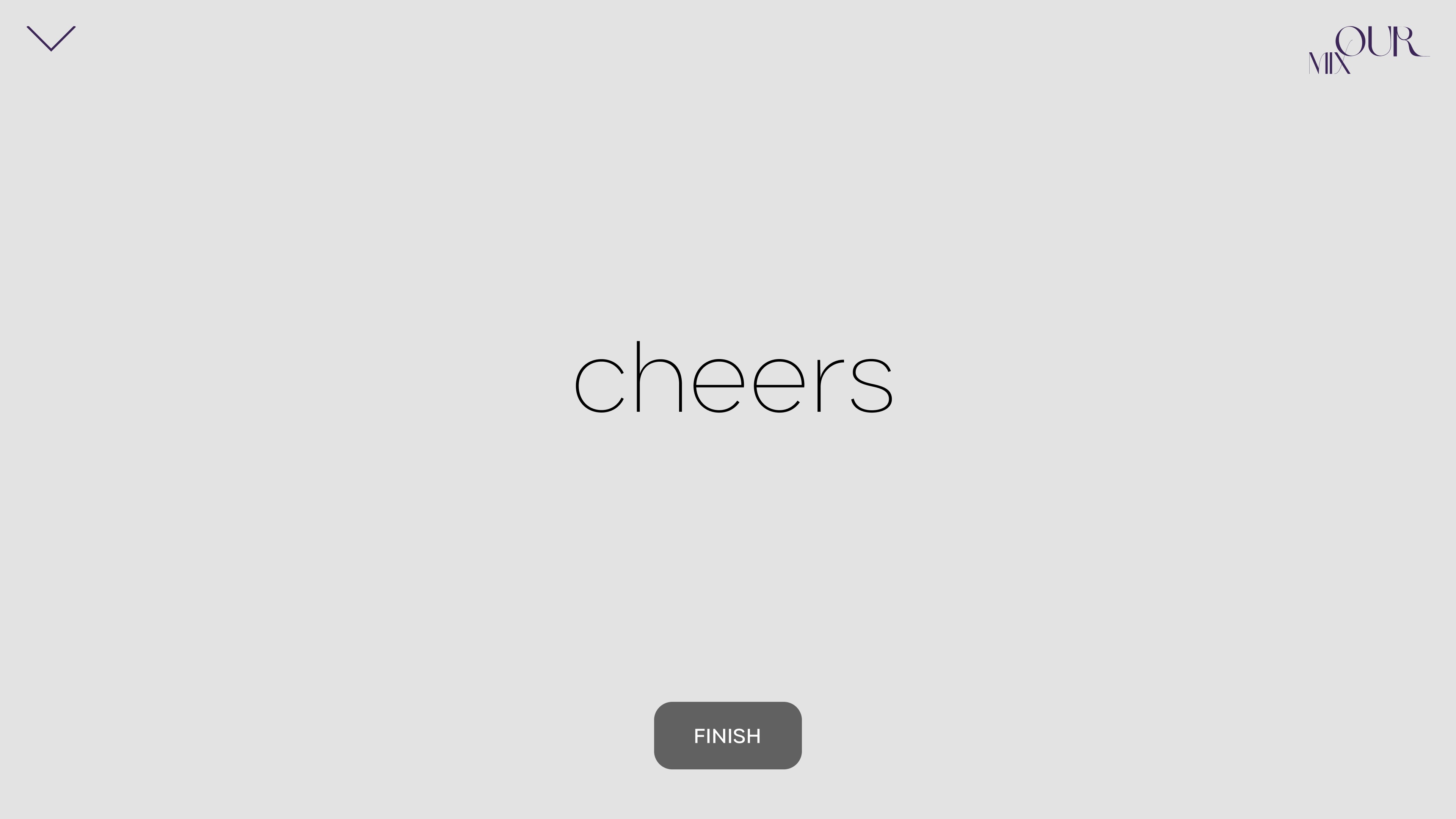 Finish screen
